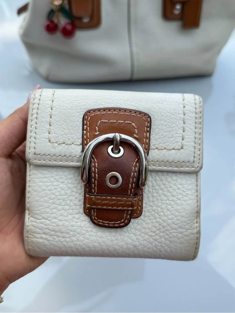 Coach Soho Purse + Wallet Set 🤎🤍